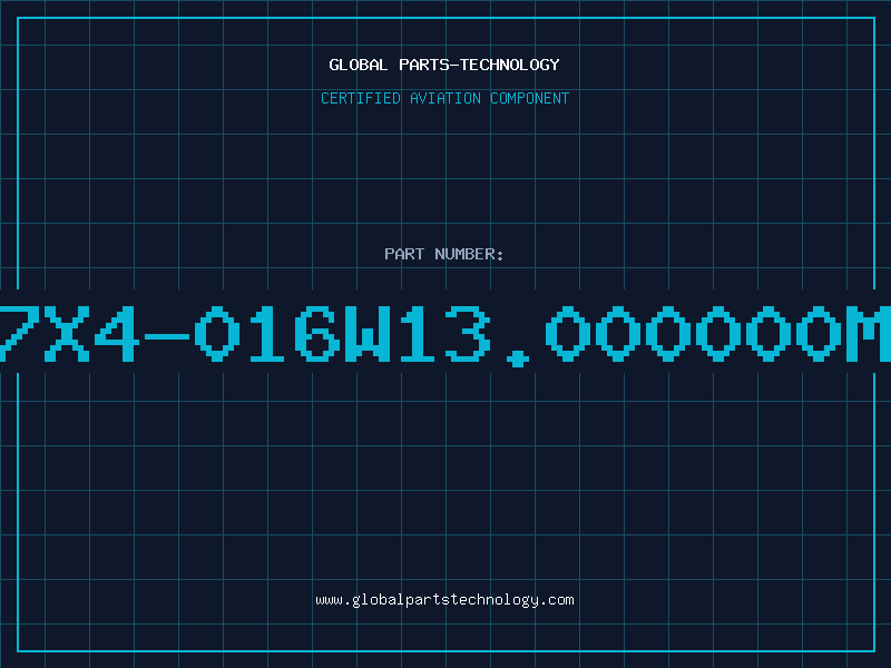 Aviation Part 877X4-016W13.000000MHZ