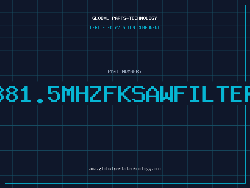 Aviation Part 881.5MHZFKSAWFILTER