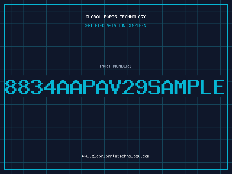 Aviation Part 8834AAPAV29SAMPLE