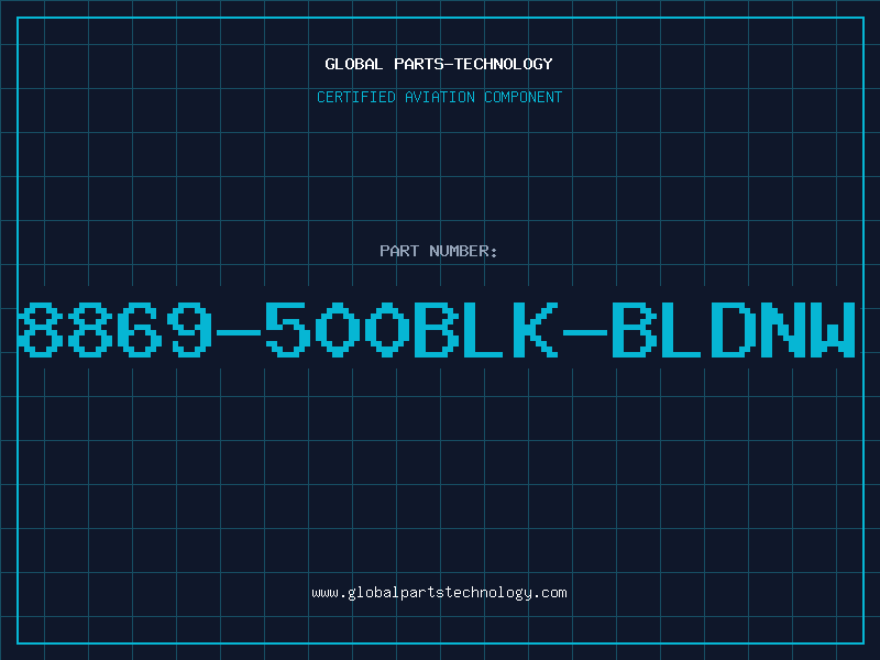 Aviation Part 8869-500BLK-BLDNW