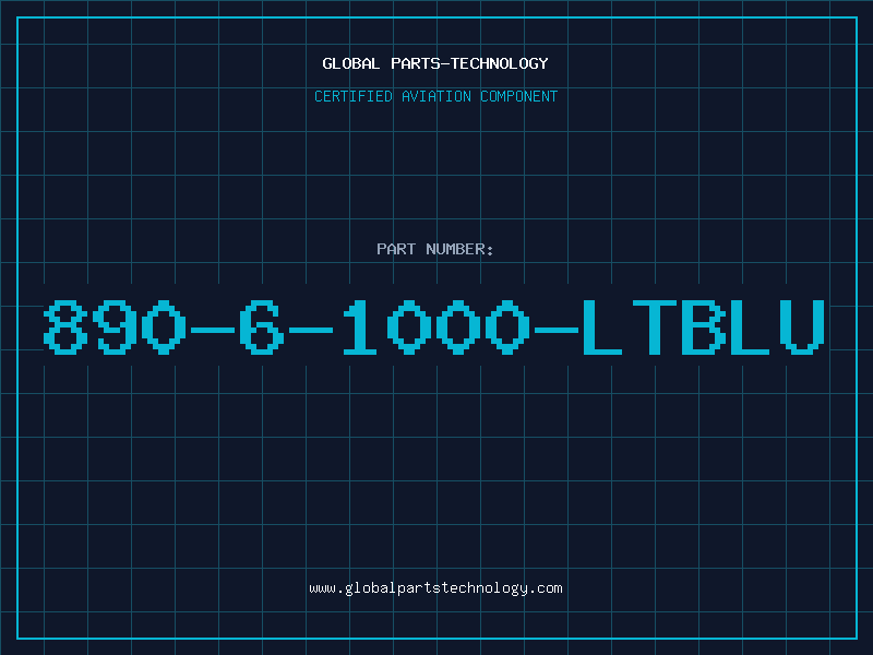 Aviation Part 890-6-1000-LTBLU