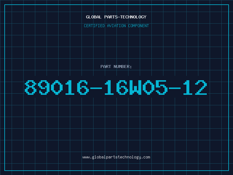 Aviation Part 89016-16W05-12