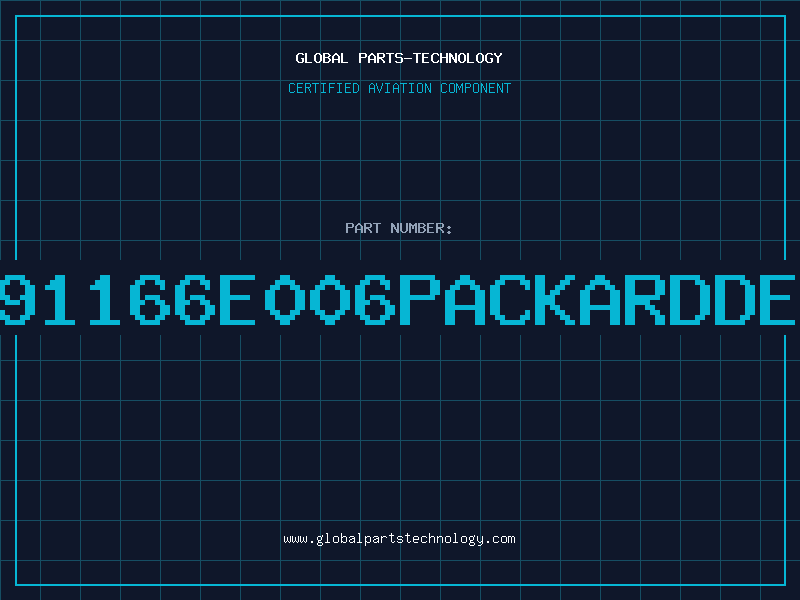 Aviation Part 891166e006PackardDel