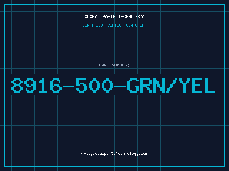 Aviation Part 8916-500-GRN/YEL