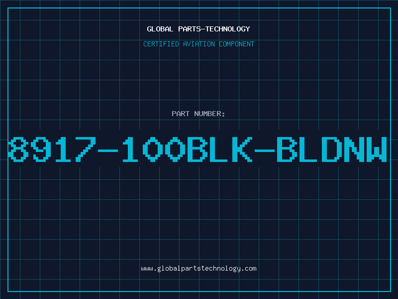 Aviation Part 8917-100BLK-BLDNW