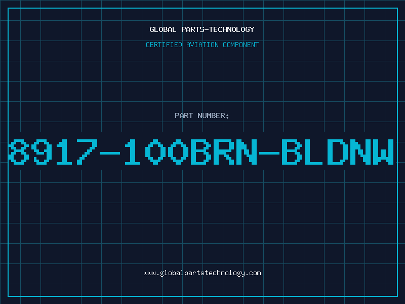 Aviation Part 8917-100BRN-BLDNW