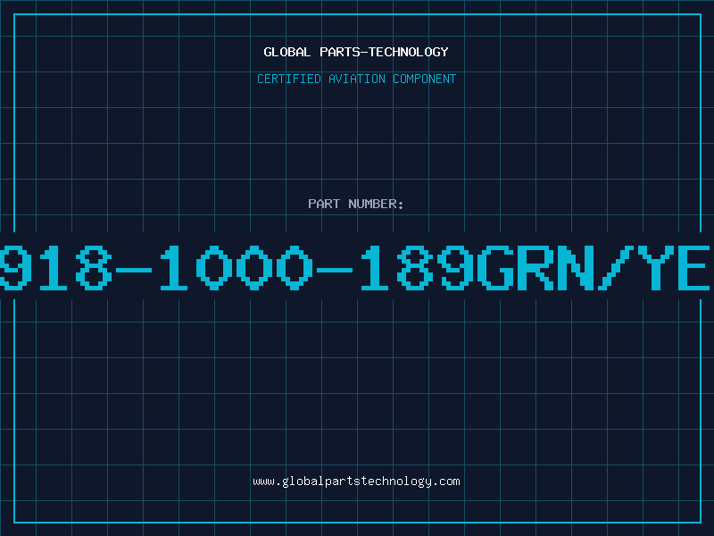 Aviation Part 8918-1000-189GRN/YEL