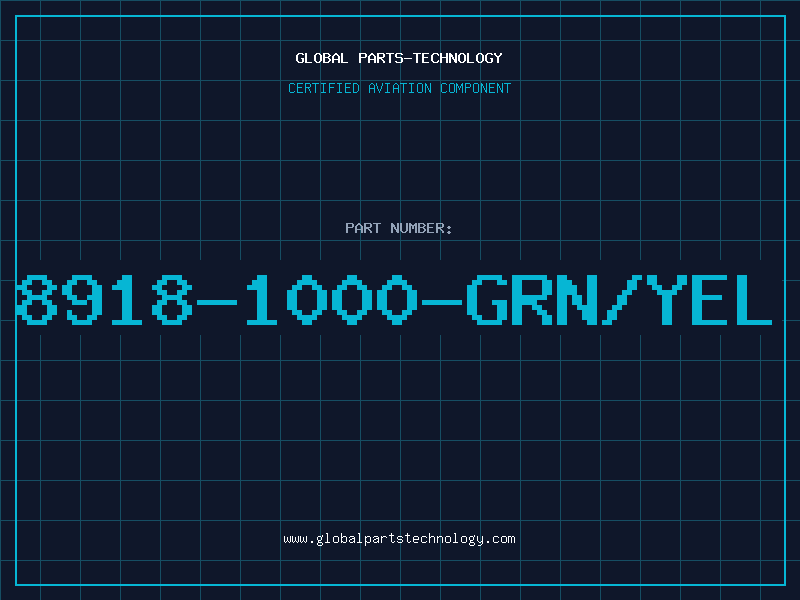 Aviation Part 8918-1000-GRN/YEL