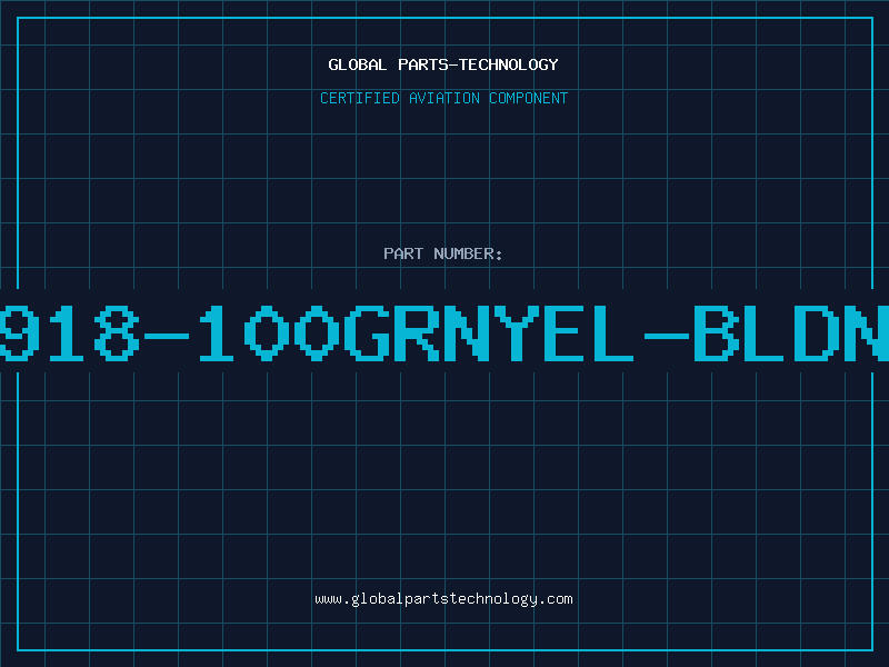 Aviation Part 8918-100GRNYEL-BLDNW