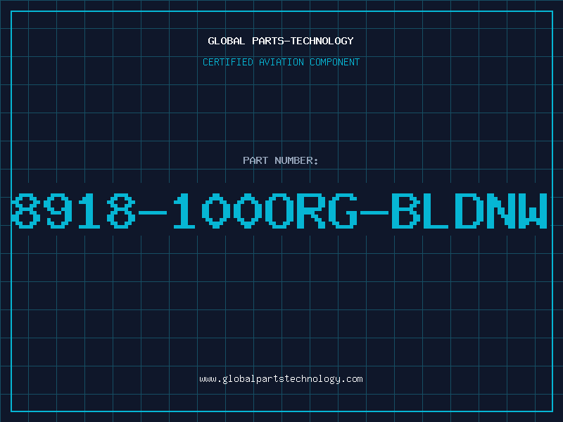 Aviation Part 8918-100ORG-BLDNW