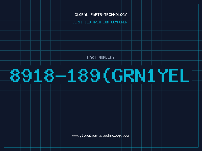 Aviation Part 8918-189(GRN1YEL