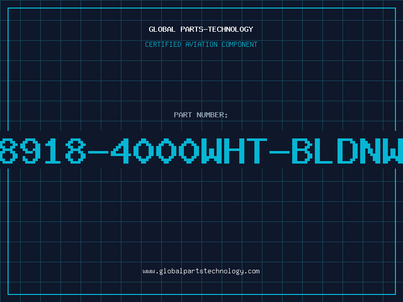 Aviation Part 8918-4000WHT-BLDNW
