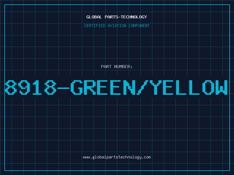 Aviation Part 8918-GREEN/YELLOW
