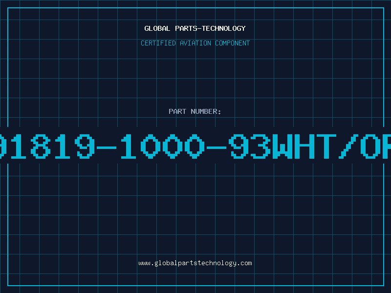 Aviation Part 891819-1000-93WHT/ORG