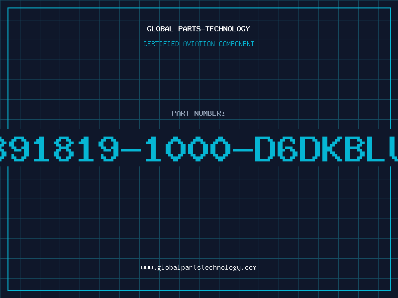 Aviation Part 891819-1000-D6DKBLU