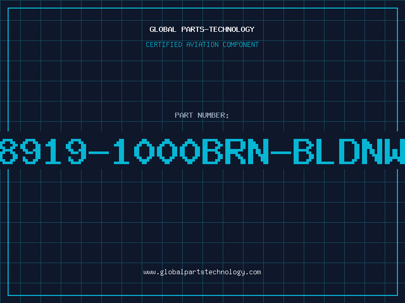 Aviation Part 8919-1000BRN-BLDNW