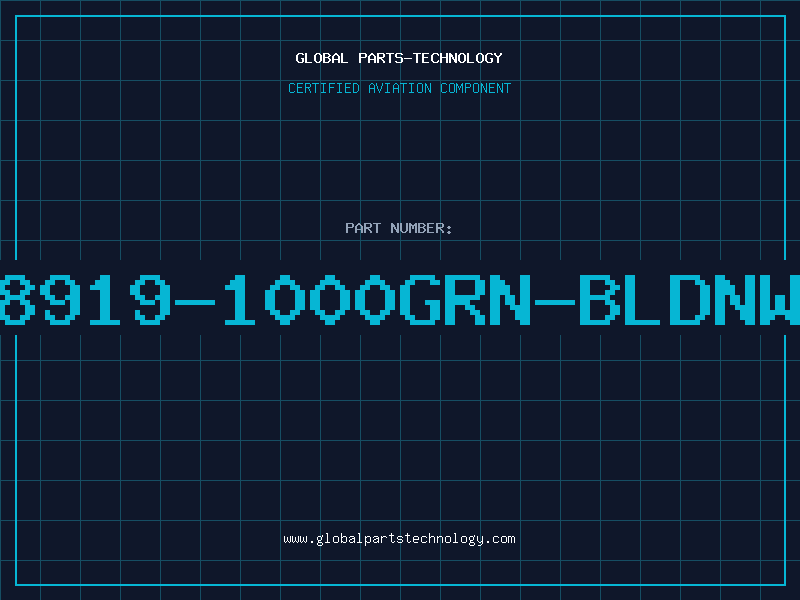 Aviation Part 8919-1000GRN-BLDNW