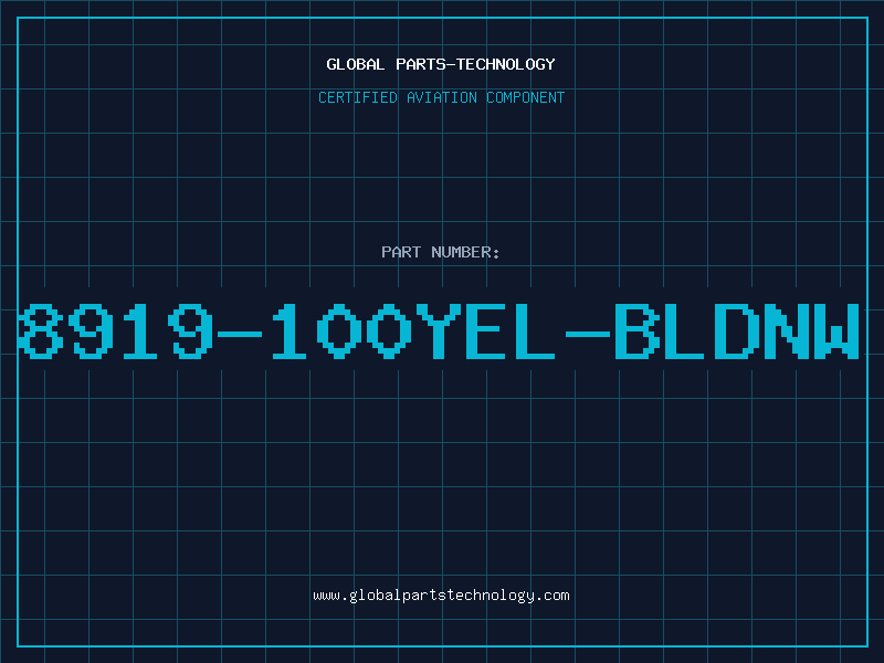 Aviation Part 8919-100YEL-BLDNW