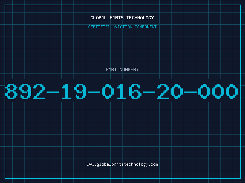 Aviation Part 892-19-016-20-000