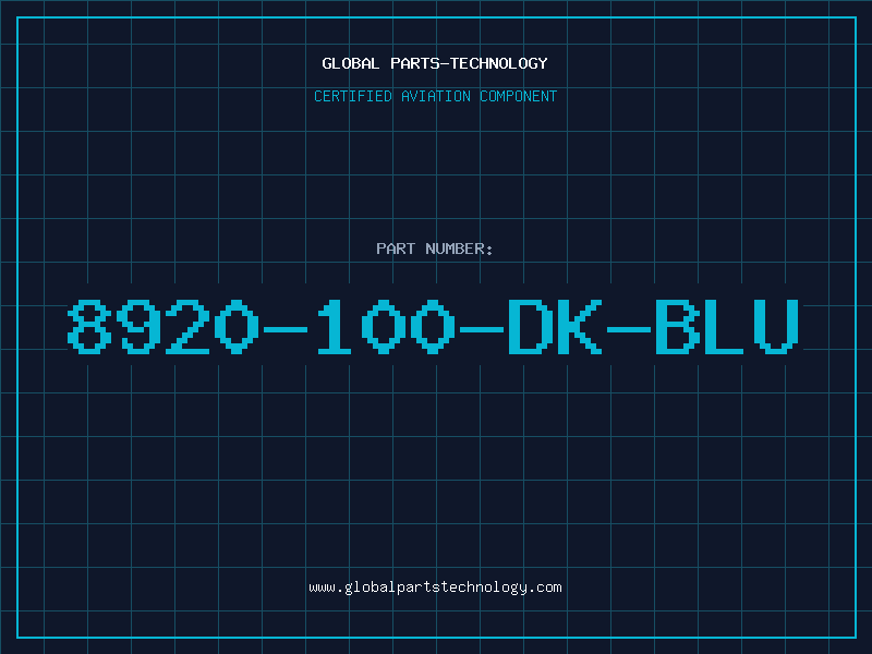 Aviation Part 8920-100-DK-BLU