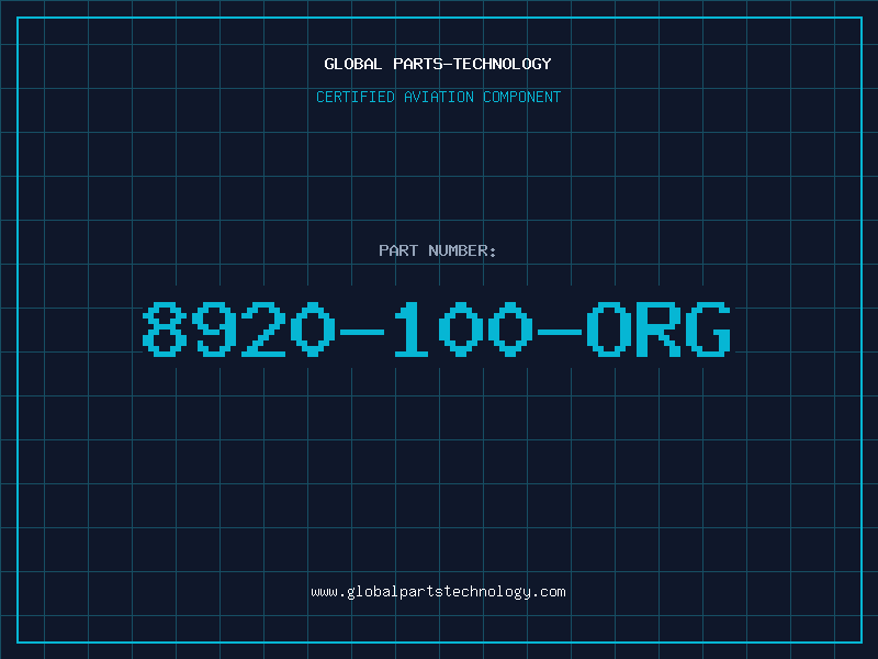 Aviation Part 8920-100-ORG