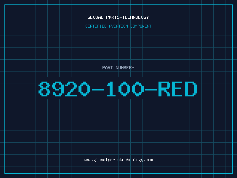 Aviation Part 8920-100-RED