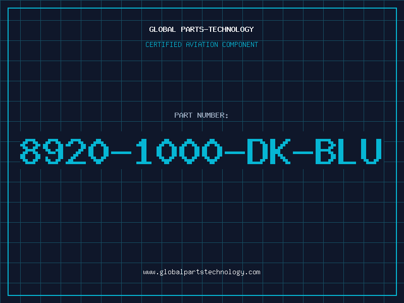 Aviation Part 8920-1000-DK-BLU