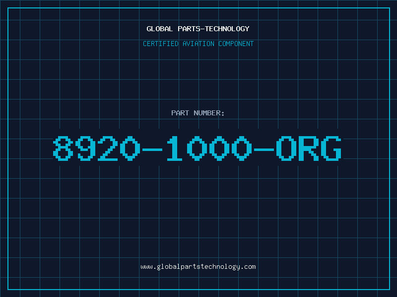 Aviation Part 8920-1000-ORG