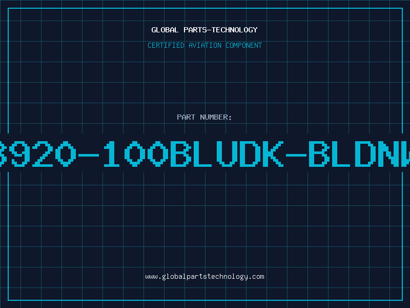 Aviation Part 8920-100BLUDK-BLDNW
