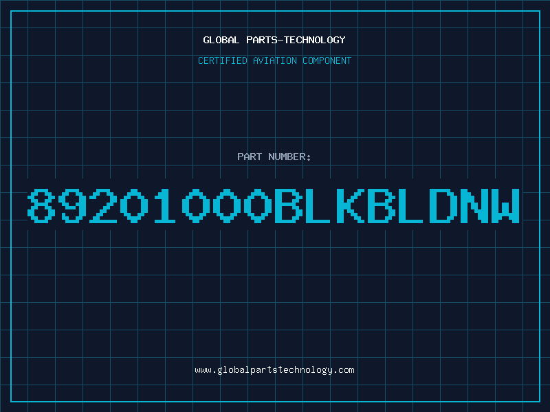 Aviation Part 89201000BLKBLDNW