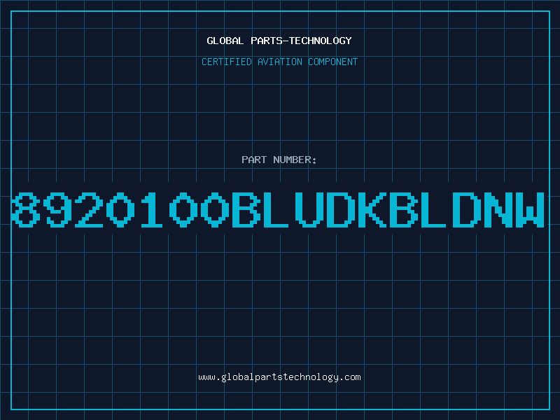 Aviation Part 8920100BLUDKBLDNW
