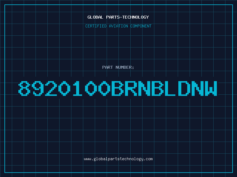 Aviation Part 8920100BRNBLDNW