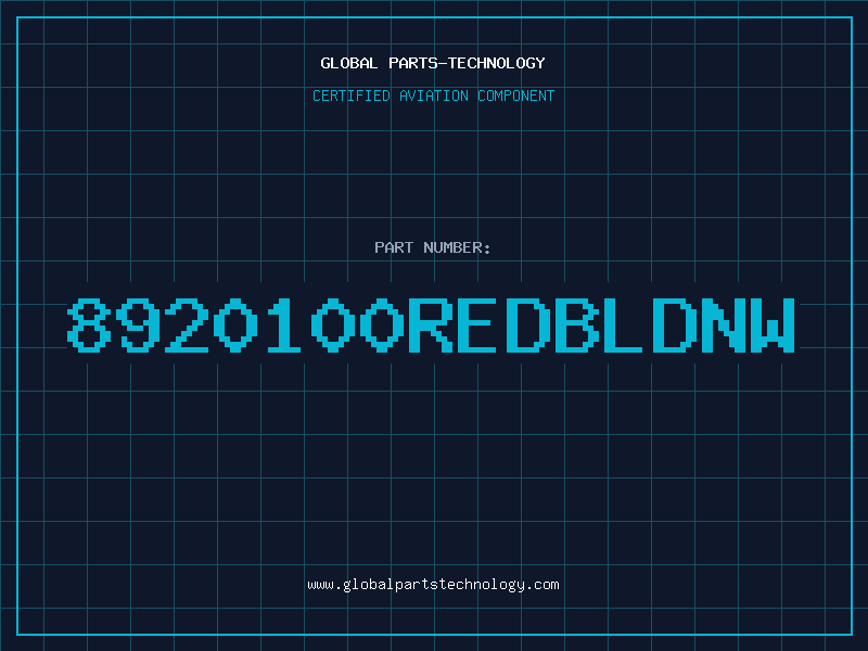Aviation Part 8920100REDBLDNW