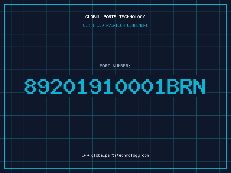 Aviation Part 89201910001BRN