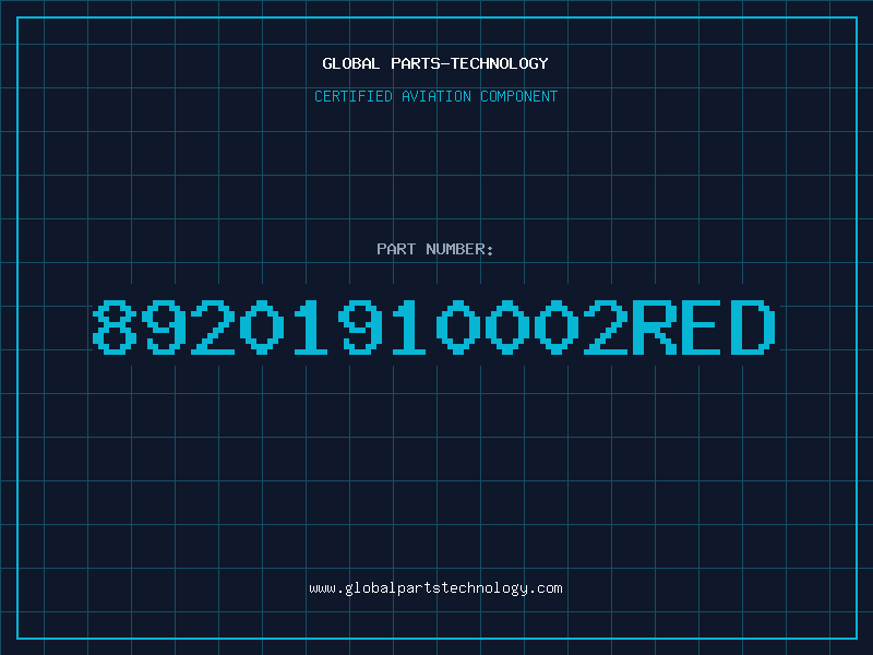 Aviation Part 89201910002RED