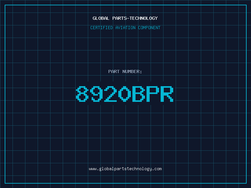 Aviation Part 8920BPR