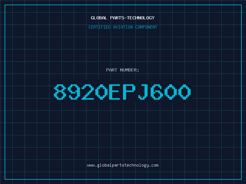 Aviation Part 8920EPJ600