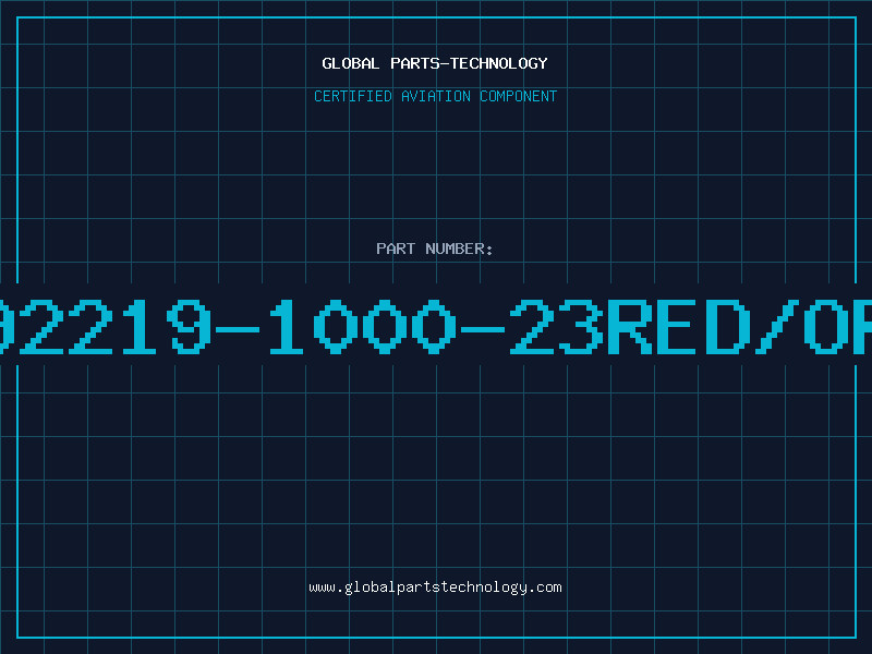 Aviation Part 892219-1000-23RED/ORG