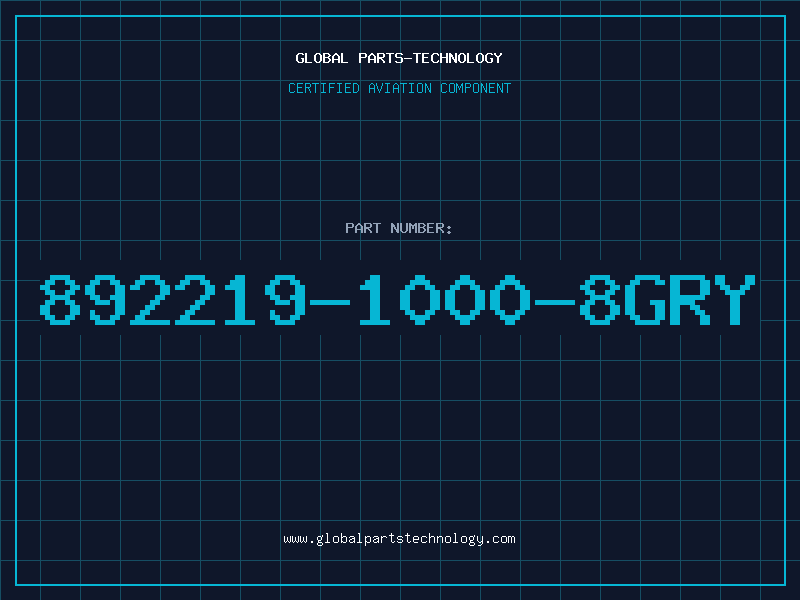 Aviation Part 892219-1000-8GRY