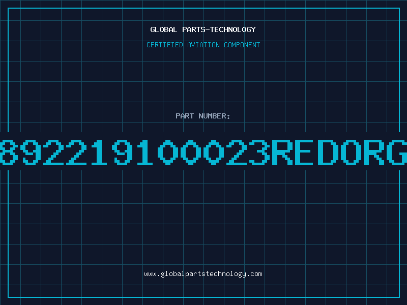Aviation Part 892219100023REDORG