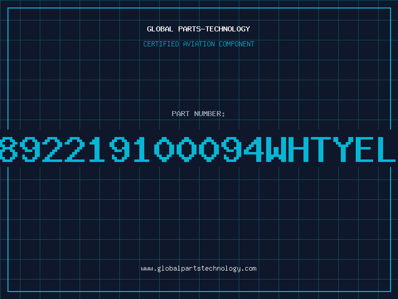 Aviation Part 892219100094WHTYEL
