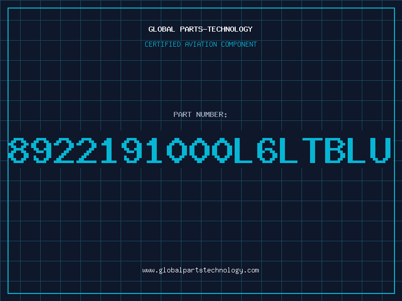 Aviation Part 8922191000L6LTBLU
