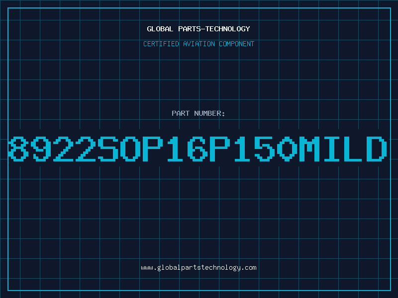 Aviation Part 8922SOP16P150MILD