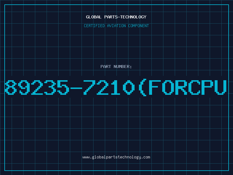 Aviation Part 89235-7210(FORCPU