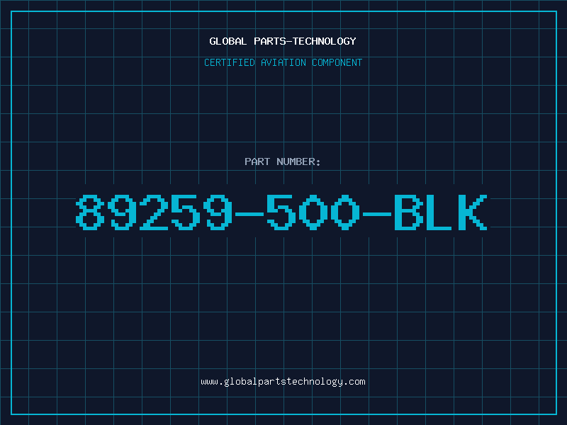 Aviation Part 89259-500-BLK