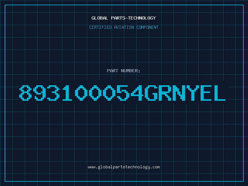 Aviation Part 893100054GRNYEL