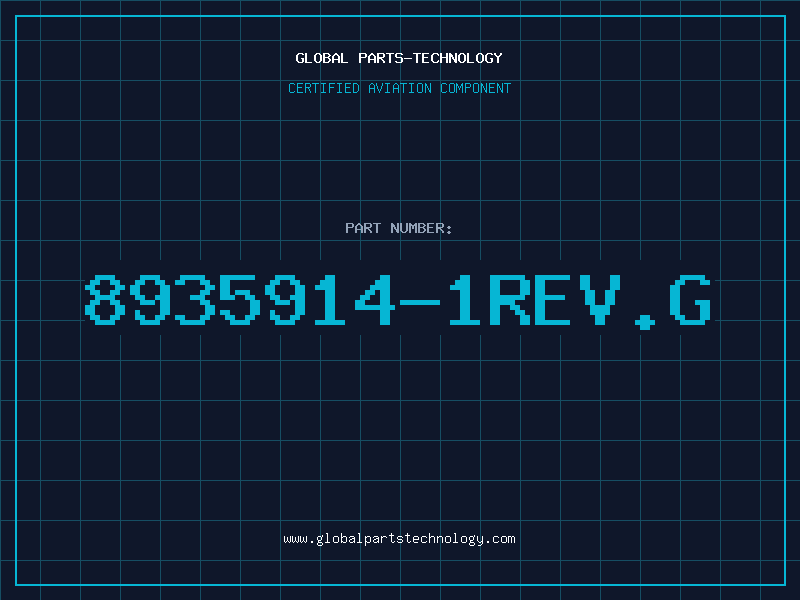 Aviation Part 8935914-1REV.G