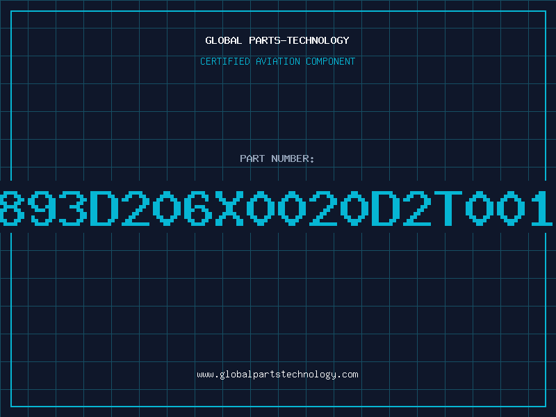 Aviation Part 893D206X0020D2T001