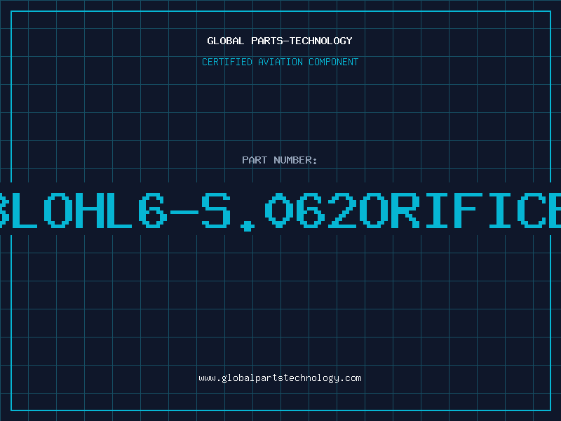 Aviation Part 8LOHL6-S.062ORIFICE