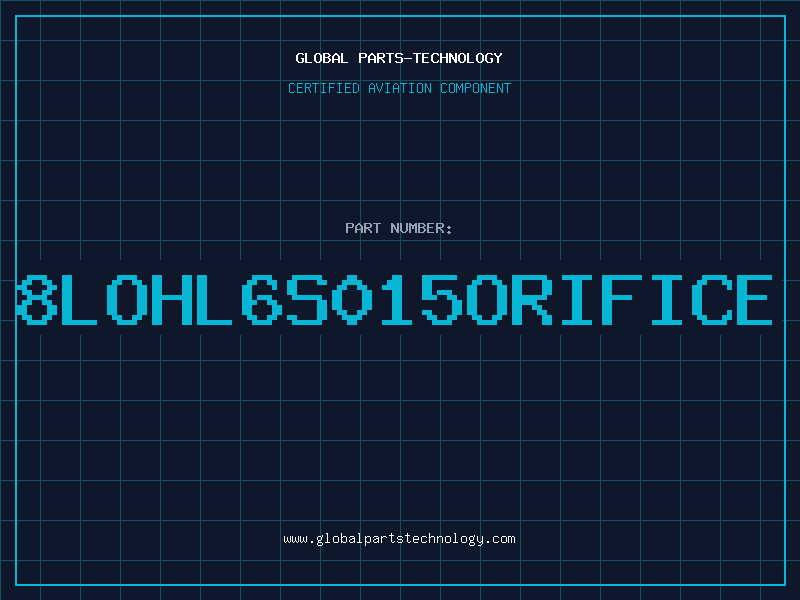 Aviation Part 8LOHL6S015ORIFICE
